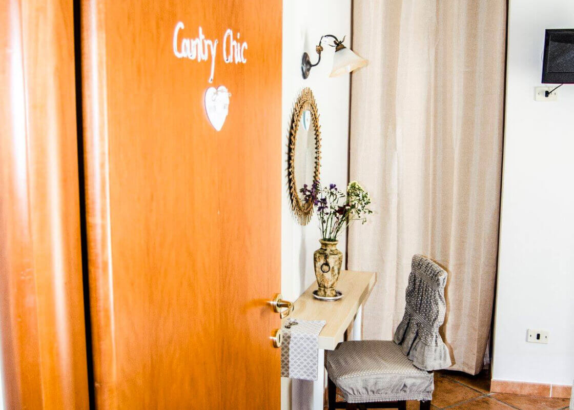 ingresso stanza country chic